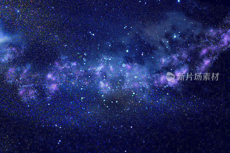 Galaxy and nebula . Starry outer space background texture.